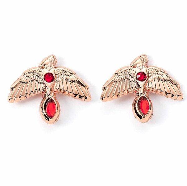 HARRY POTTER - Oorbellen - Rose Gold Fawkes