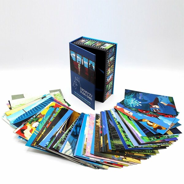 STUDIO GHIBLI - box of 100 collector&#039;s postcards