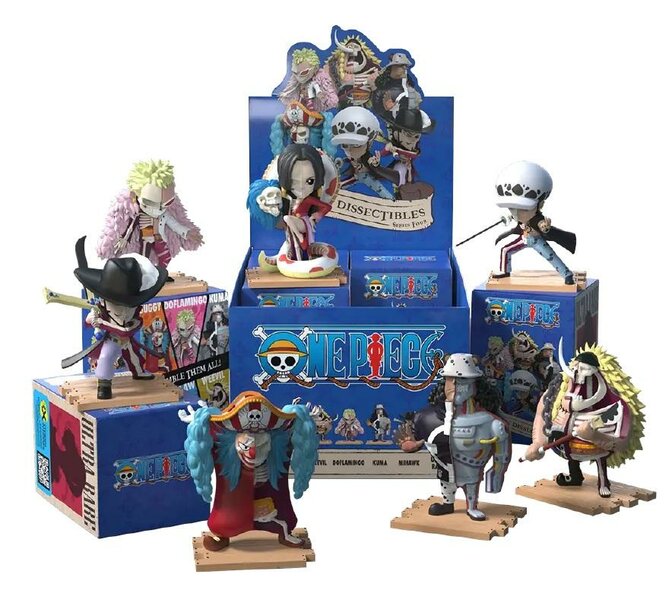 ONE PIECE - Warlord - Freeny&#039;s Hidden Dissectibles (Display 6 Fig.)