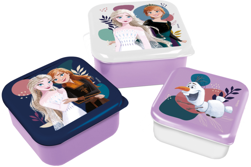 FROZEN - Elsa &amp; Anna - Snack Boxes - 3 pcs