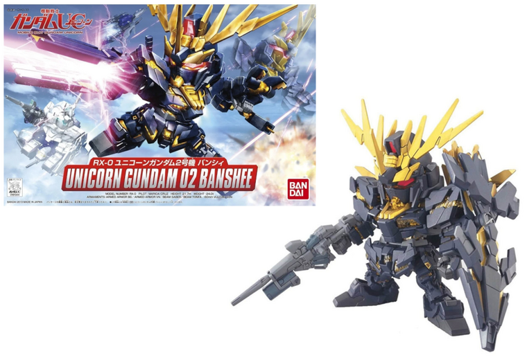 GUNDAM - Model Kit - BB Gundam Unicorn 2 Banshee 380