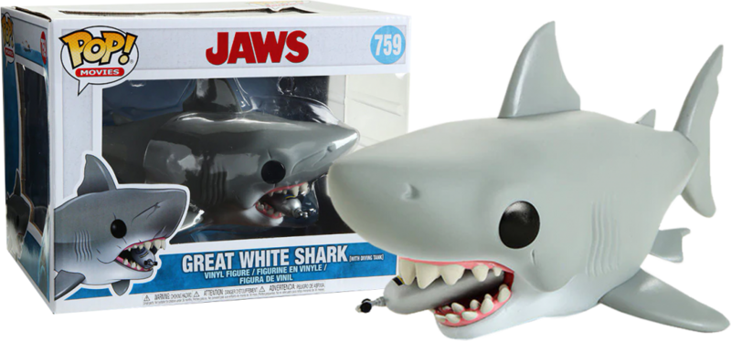 JAWS - POP SUPER 6&quot; N? 759 - Jaws with Diving Tank