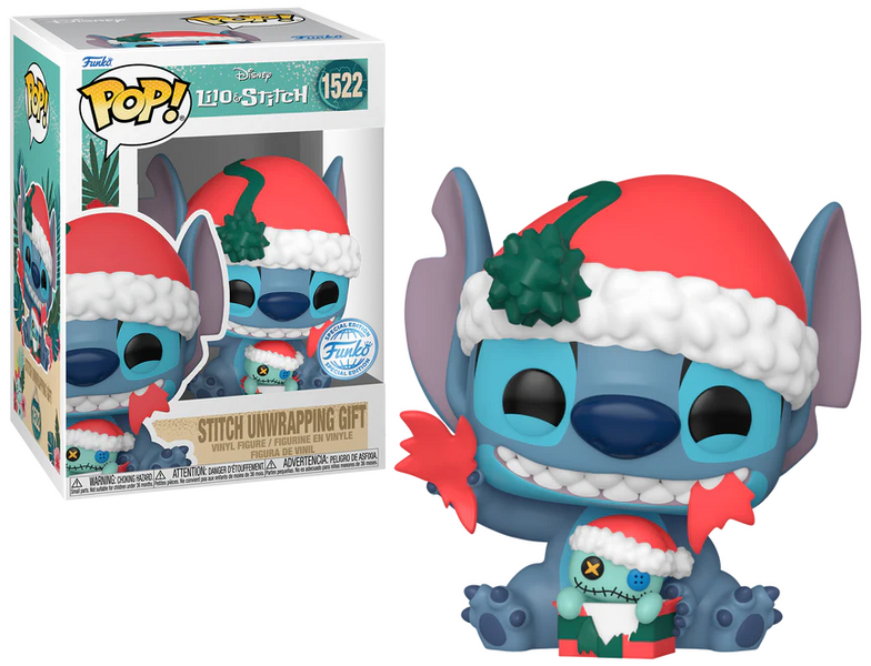 LILO &amp; STITCH - POP Disney N? 1522 - Stitch unwrapping gift