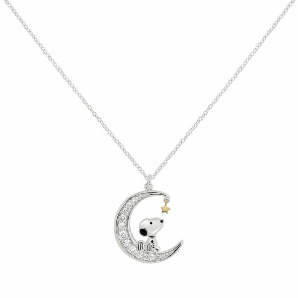 SNOOPY - Stone Moon Necklace Set 18mm