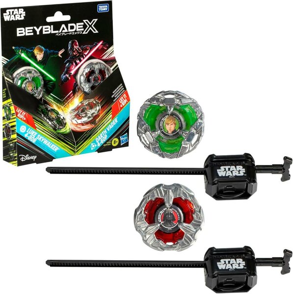 BEYBLADE X - Star Wars Luke 4-80B &amp; Darth Vader 4-60P Dual Pack