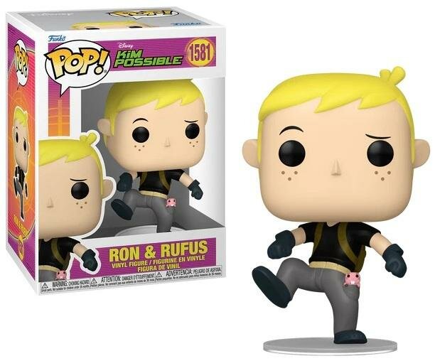 KIM POSSIBLE - POP Disney N? 1581 - Ron with Rufus