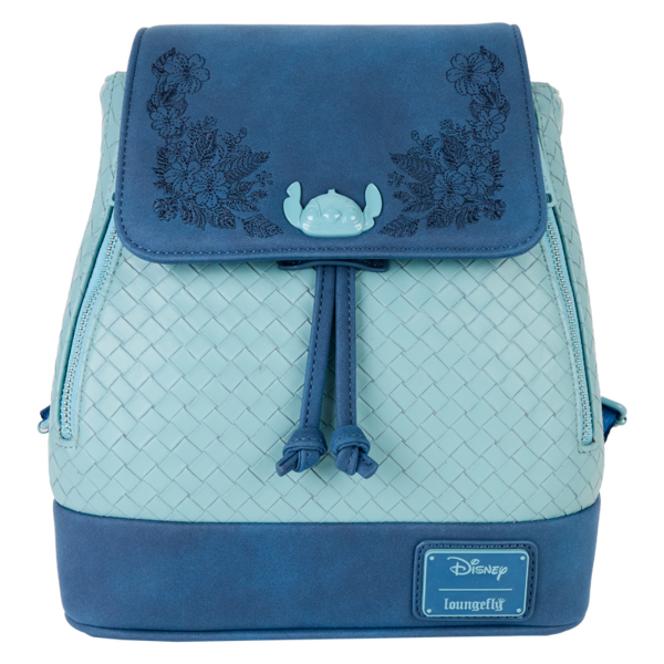DISNEY - Stitch &quot;Embroidered&quot; - Mini Backpack LoungeFly