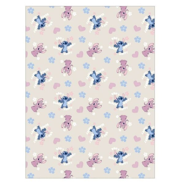 LILO &amp; STITCH - Flanel Blanket 110x150cm - Angel &amp; Stitch