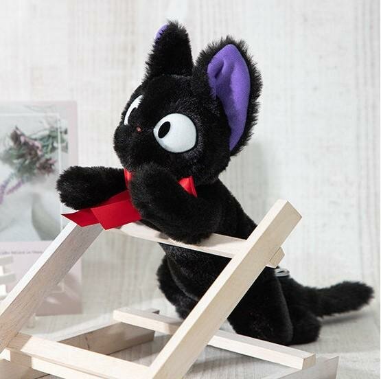 KIKI&#039;S DELIVERY SERVICE -Lying Down Jiji - Nakayoshi Plush 20x10x46cm
