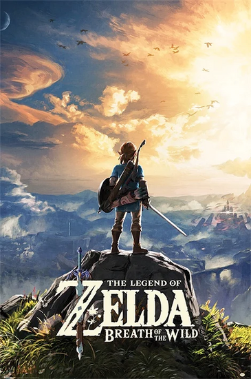 ZELDA - Poster 61X91 - Breath of the Wild &#039;Sunset&#039;
