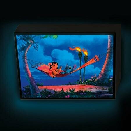 LILO &amp; STITCH - Hammcock - Light Canvas 30x40 Cm