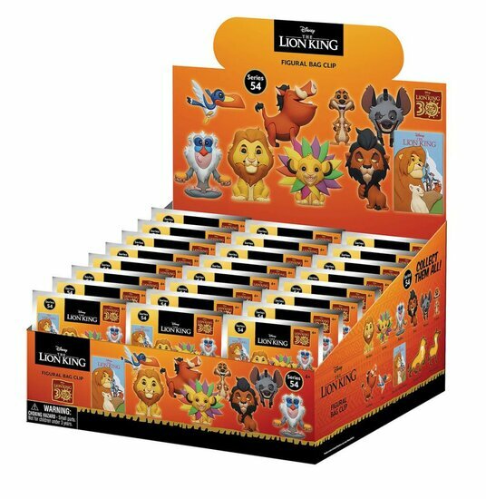 THE LION KING - 30the Anniversary - 3D Foam Bag Clip (Display 24 Pcs)