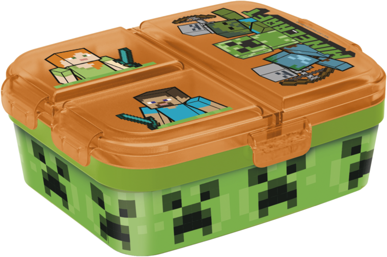 MINECRAFT - Creeper - Lunch Box multi compartment