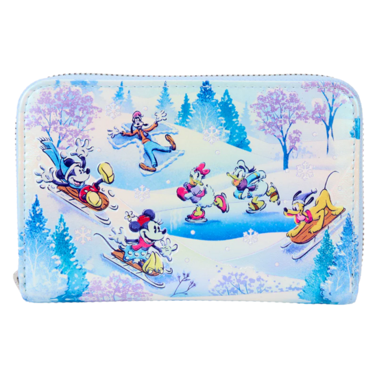 MICKEY &amp; FRIENDS - Winter Wonderland - Wallet LoungeFly