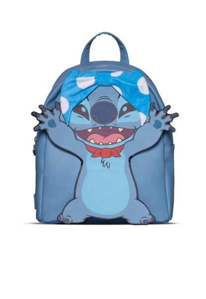 STITCH - Superhero - Backpack Novelty &#039;26x20x12cm&#039;