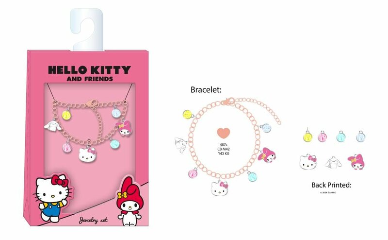 HELLO KITTY &amp; Friends - Bracelet + Charms
