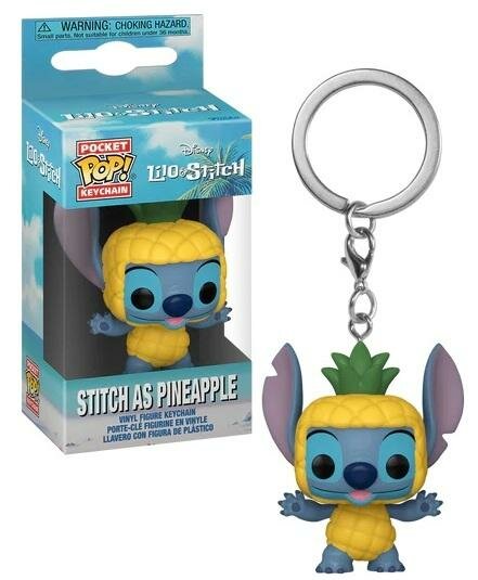 DISNEY - Lilo &amp; Stitch - Pocket Pop Keychain - Stitch Pineapple