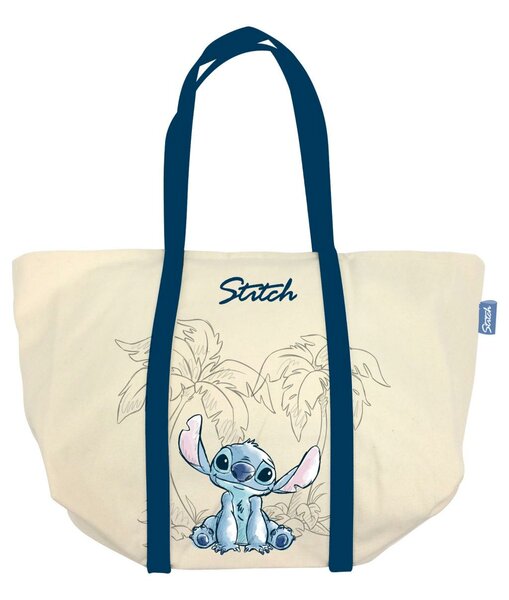 STITCH - Ohana &amp; Blue - Big Canvas Bag - 35x31x20cm