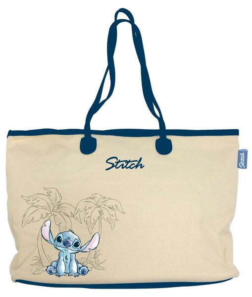 STITCH - Ohana &amp; Blue - Big Canvas Bag - 37x27x16cm