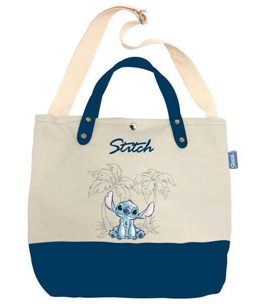 STITCH - Ohana &amp; Blue - Big Canvas Bag - 37x26x11cm