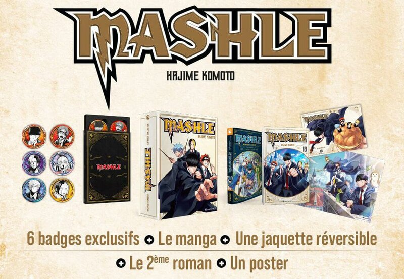 MASHLE - COFFRET COLLECTOR - Tome 18 et Roman Tome 2