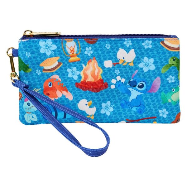 LILO &amp; STITCH - Camping Cuties - Nylon Wristlet Loungefly