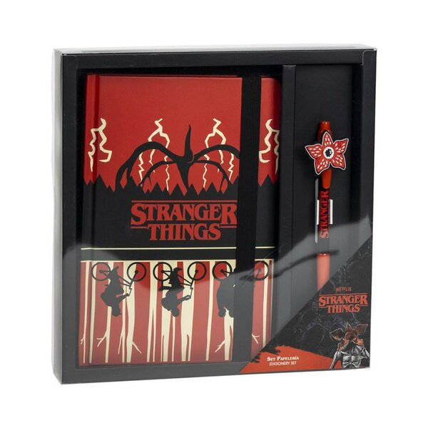 STRANGER THINGS - Set A5 Notebook + Ball-point Pen