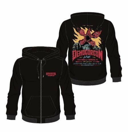 STRANGER THINGS - Demogorgon - Men&#039;s Zipper Hoodie (XL)