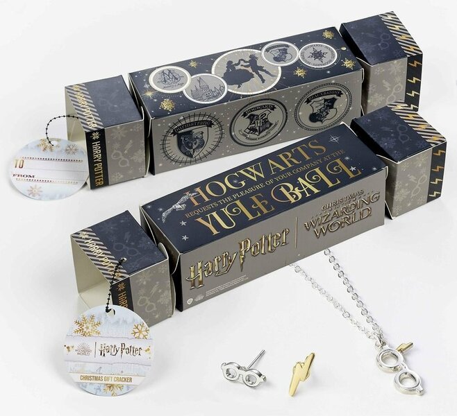 HARRY POTTER - Gift Craker - Glasses Necklace &amp; Earings
