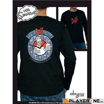 SIMPSONS - T-Shirt Homme DUFF TIME- Black (S)
