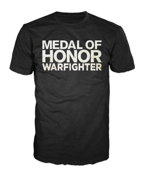 MEDAL OF HONOR WARFIGHTER  - T-Shirt Black - LOGO (S)