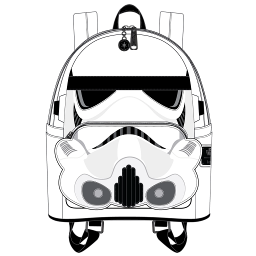 STAR WARS - Stormtrooper - Backpack LoungeFly &#039;23x27x11cm&#039;
