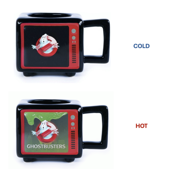 GHOSTBUSTERS - I Ain&#039;t Afraid - RETRO TV Heat Change Mug 500ml