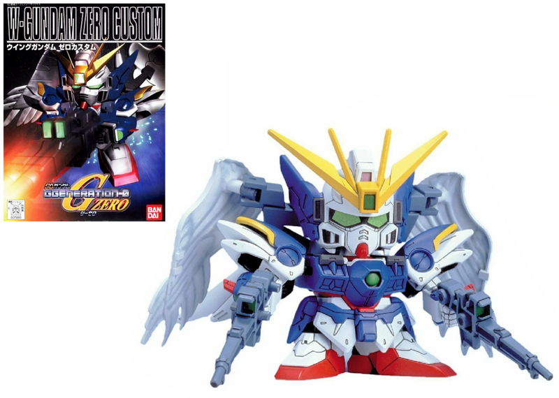GUNDAM - SD - BB203 W Gundam Zero Custom - Model Kit - 8cm