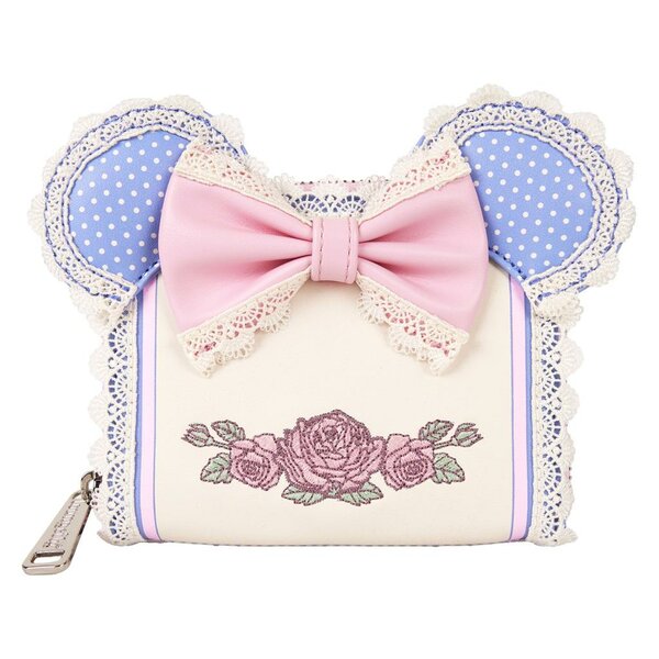DISNEY - Minnie &quot;Floral and Lace Ears&quot; - Wallet LoungeFly