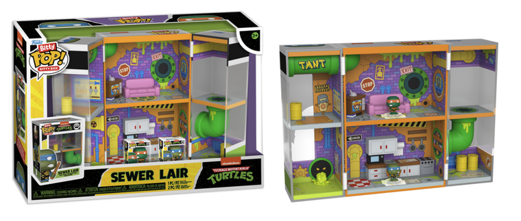 BITTY BOXES - Teenage Mutant Ninja Turtles - Sewer Home