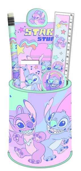STITCH &amp; ANGEL - Stationery Set + Pencil Pot - 7pc.