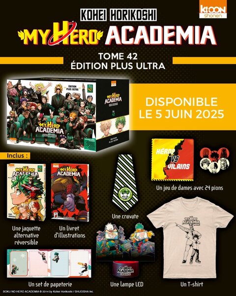 MY HERO ACADEMIA - Tome 42 - PLUS ULTRA COLLECTOR