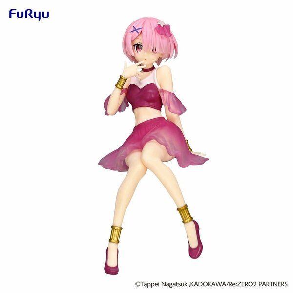 RE ZERO - Ram &quot;Twinkle Party&quot; - Statue Noodle Stopper 14cm