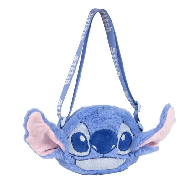 STITCH - Head -  Plush Shoulderbag - 17x14x4cm