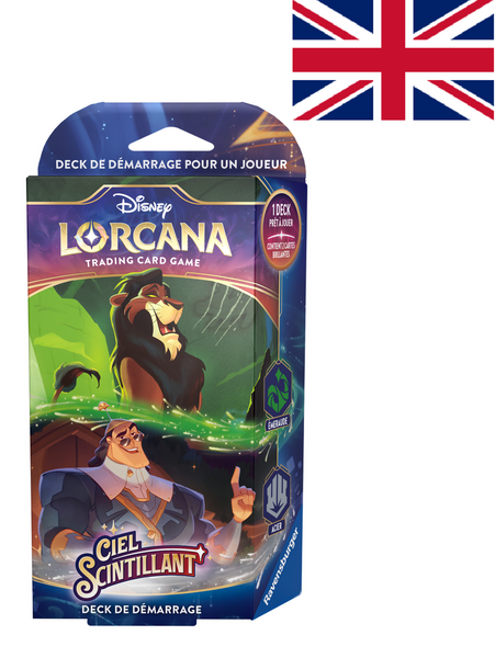 DISNEY - Lorcana - Trading Cards Starters Scar &amp; Kronk Chapter 5 - UK