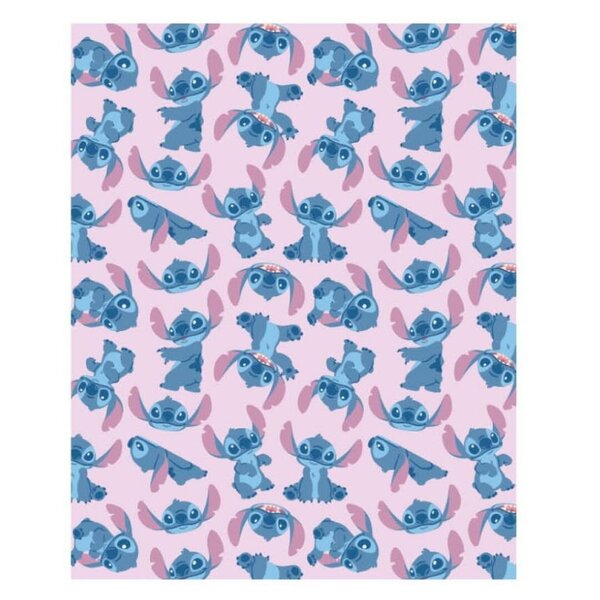 LILO &amp; STITCH - Flanel Blanket 180x200cm - Stitch