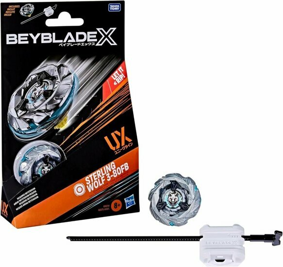 BEYBLADE X - Sterling Wolf 3-80 FB UX Starter Pack