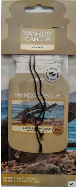 Yankee Candle Car Jar Amber &amp; Sandalwood