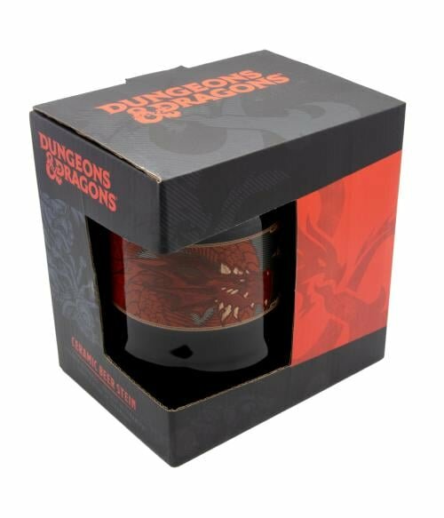 Dungeons &amp; Dragons Beer Stein Red Dragon Cups &amp; Mok / Bekers