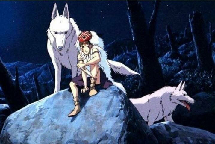 PRINCESS MONONOKE - San &amp; Moro - Puzzle 1000P