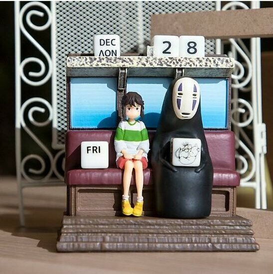 SPIRITED AWAY - Unabara Train - Diorama &amp; Calendar 11cm