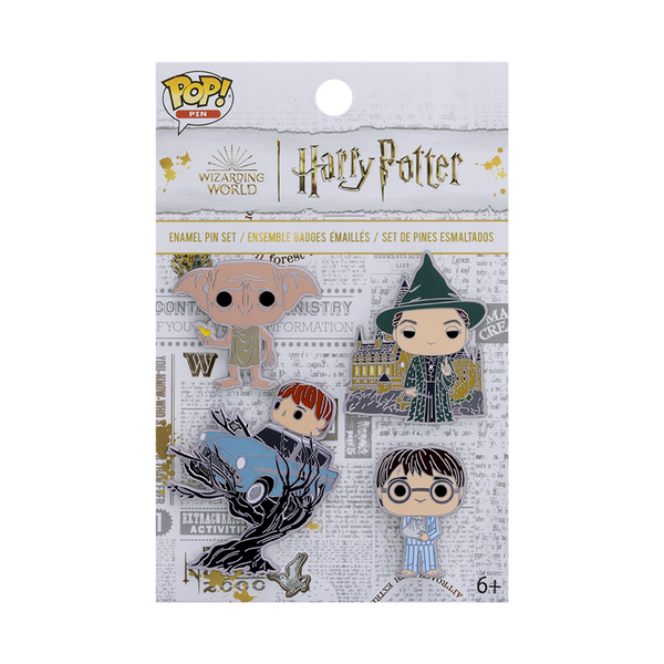 HARRY POTTER - Funko 4pk Pin Set - Anniversary Chamber of Secrets