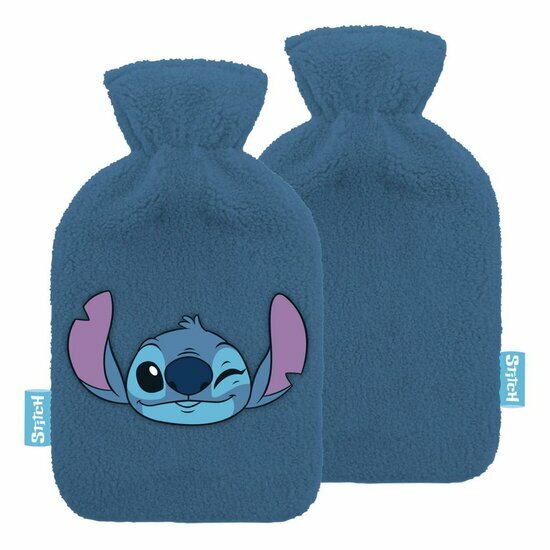 STITCH - Plush &amp; Embrosed Hot-Water Botlle