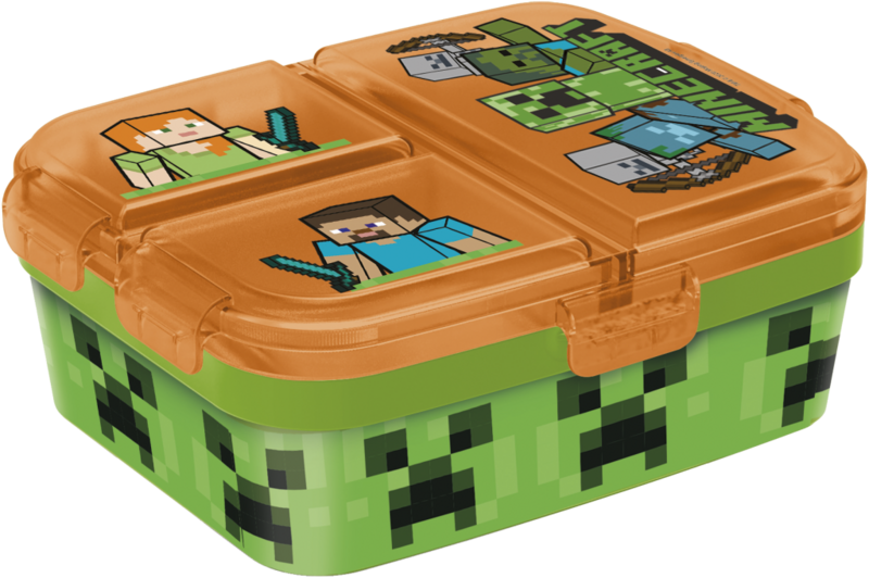 MINECRAFT - Creeper - Lunch Box multi compartment